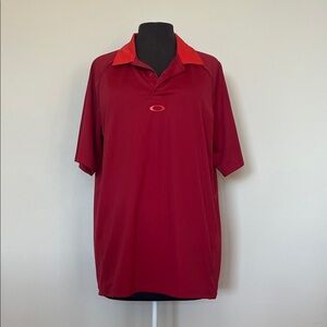 Oakley Raglan Golf Polo chili pepper red